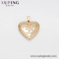 33276 Xuping fancy latest gold pendant vogue heart shaped brass pendant jewelry China wholesale